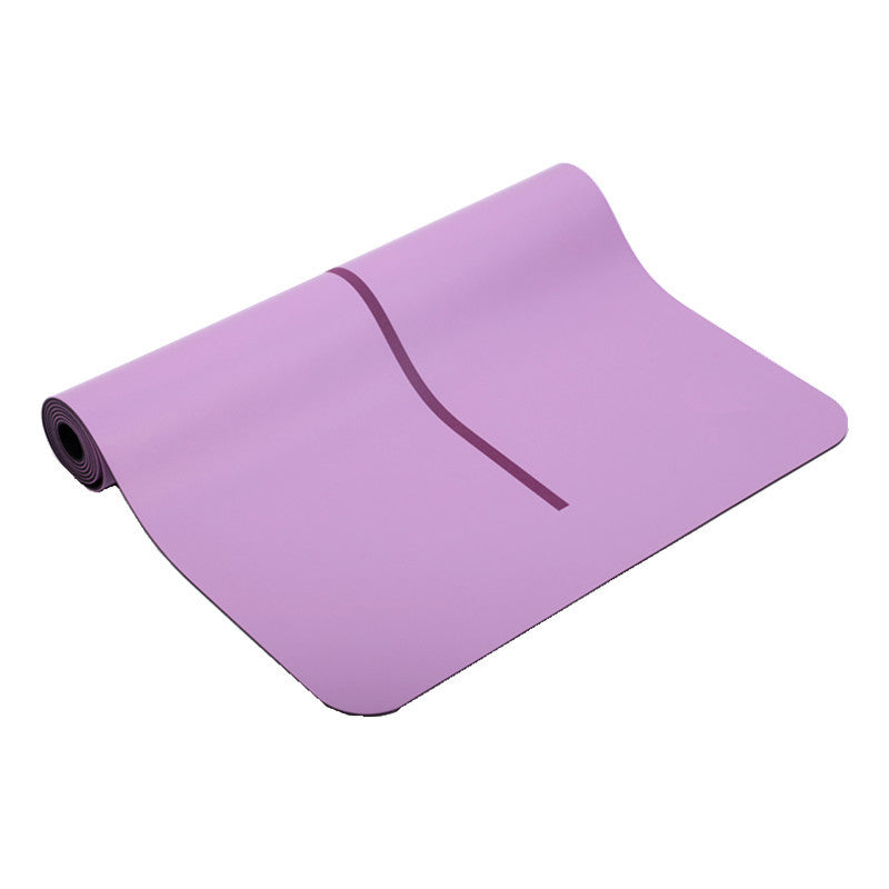 Premium Natural Rubber Alignment Yoga Mat — Sacred Studio Edition