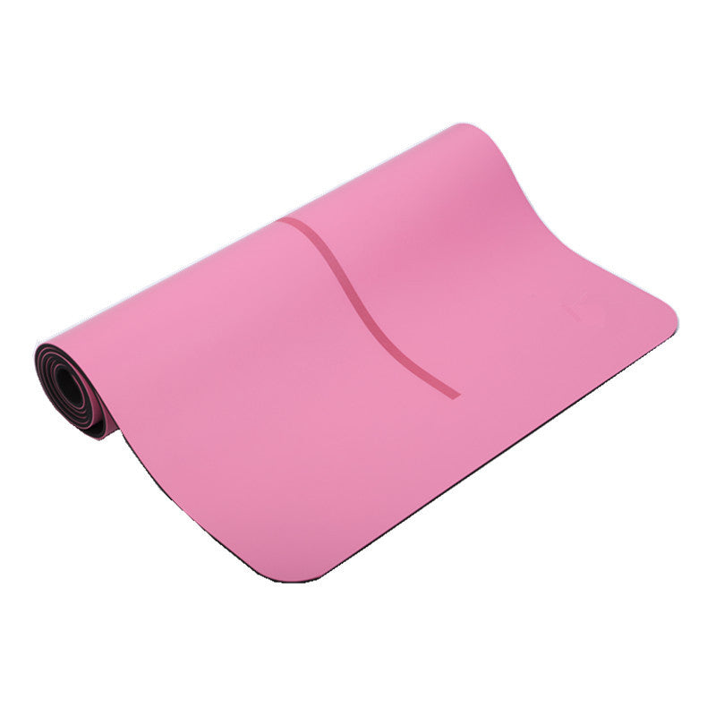 Premium Natural Rubber Alignment Yoga Mat — Sacred Studio Edition