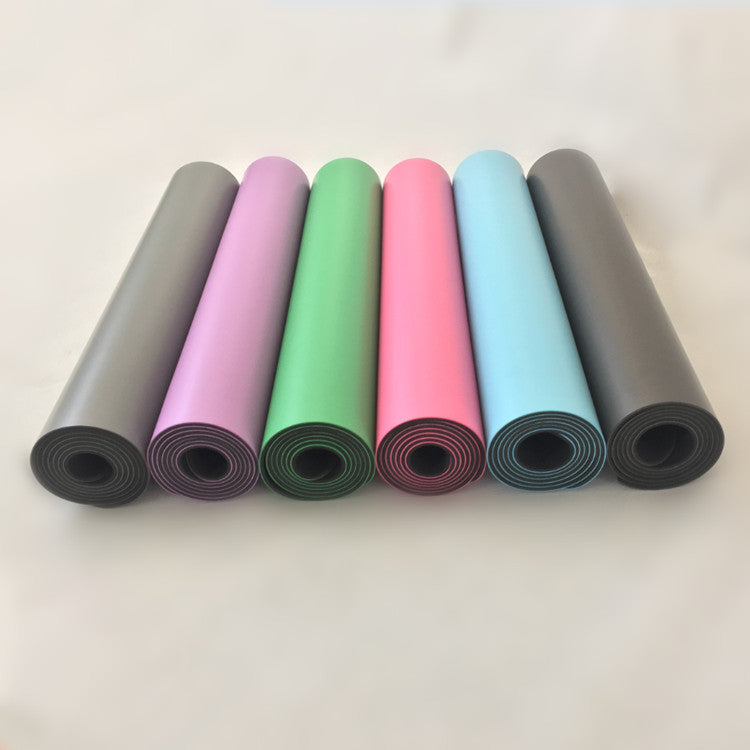 Premium Natural Rubber Alignment Yoga Mat — Sacred Studio Edition