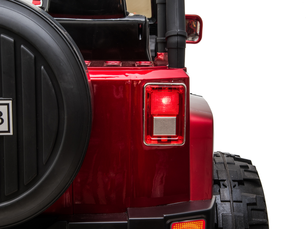 2 Seater 24 Volt 4x4 Electric Ride On Jeep Style Rubber Tires Fully Loaded Truck ATV UTV For Kids W/Magic Cars® Wireless Parental Control