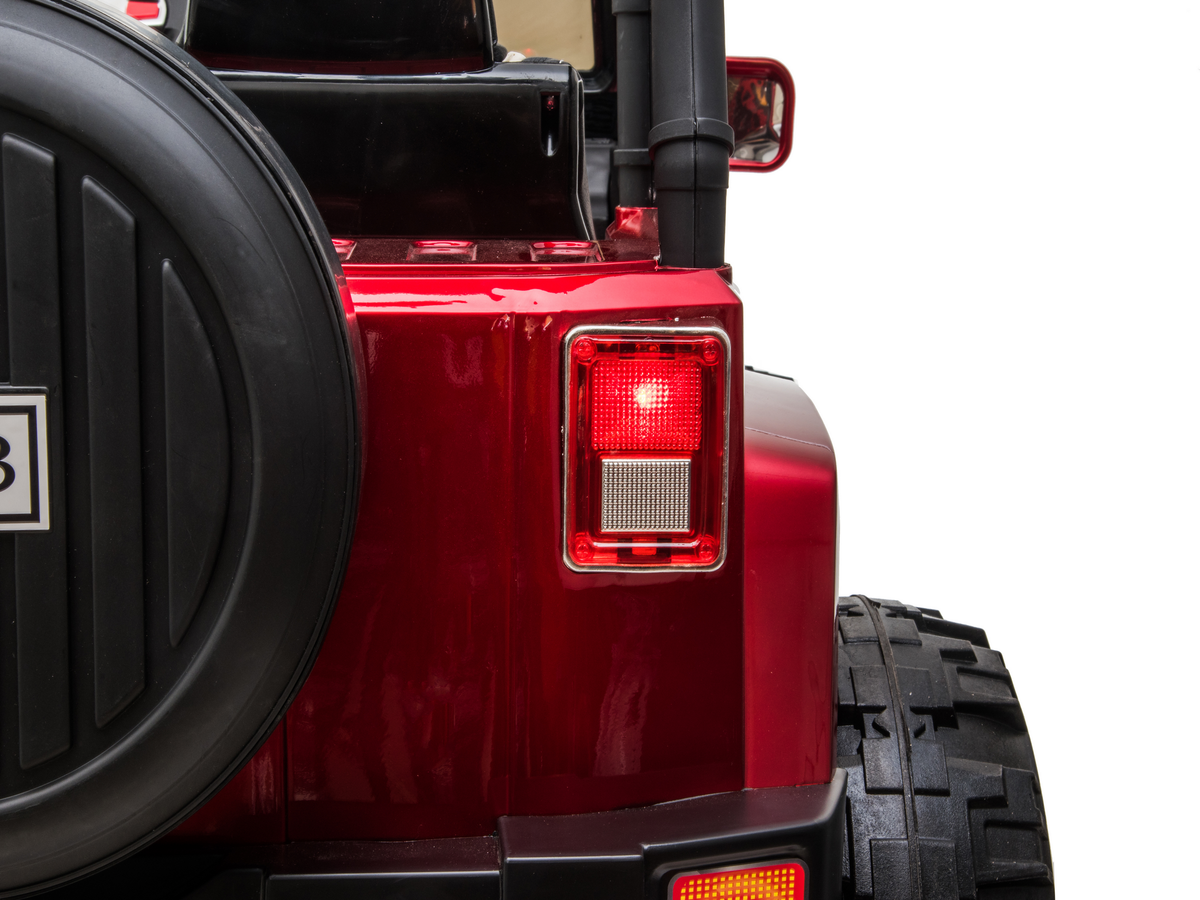 2 Seater 24 Volt 4x4 Electric Ride On Jeep Style Rubber Tires Fully Loaded Truck ATV UTV For Kids W/Magic Cars® Wireless Parental Control