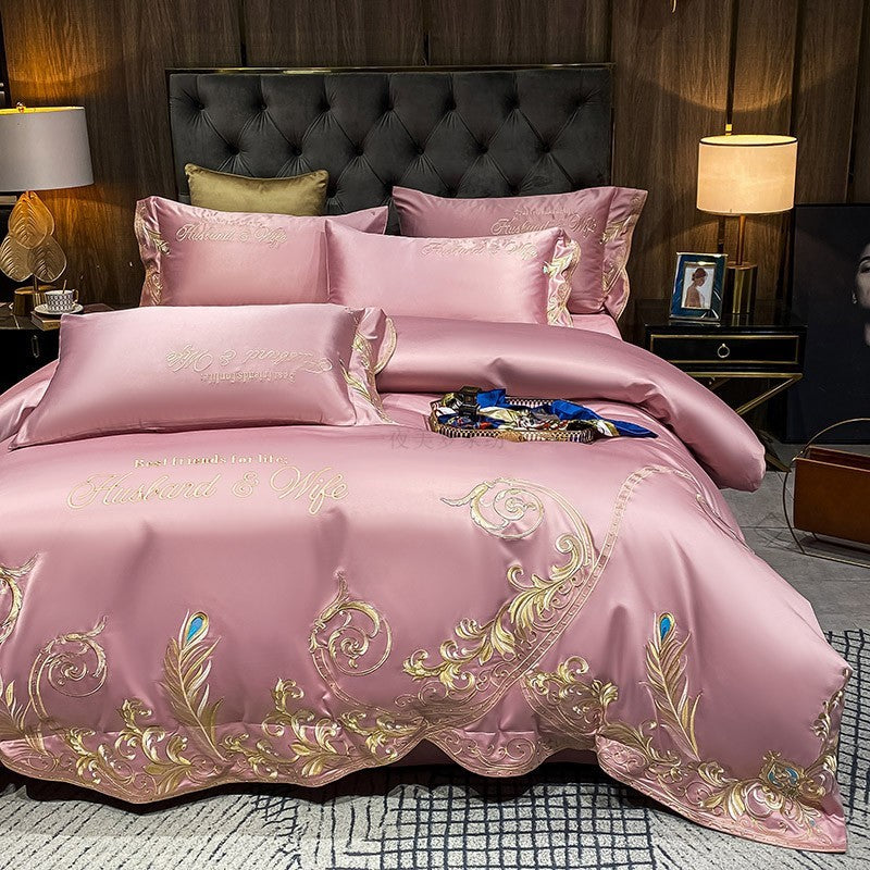 Ice Silk Quilt Bed Sheet Set