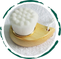 Facial Brush with Bamboo Handle