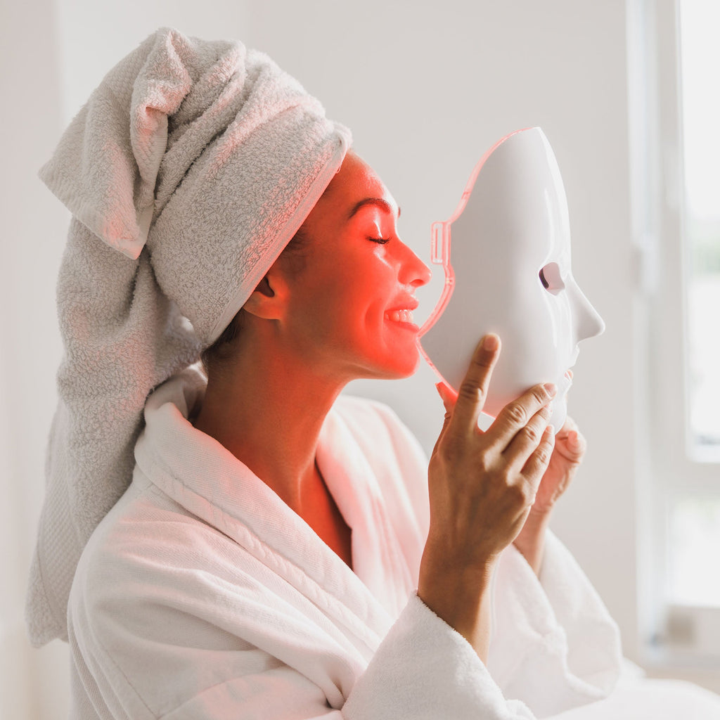 7-in-1 LED Light Therapy Face Mask – Advanced Skincare at Home!