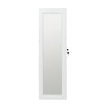 Jewelry Armoire Organizer with Full Length Mirror and LED Light - White, Dark Brown, Light Brown